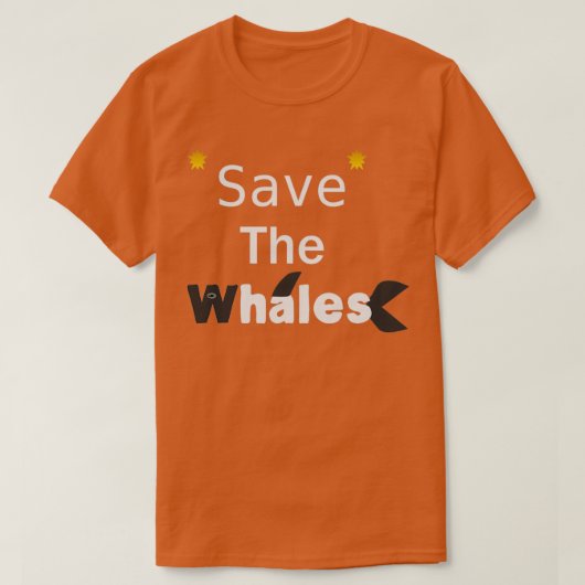 Sparen de walvis Orca Killer Whale T-shirt (Design voorkant)