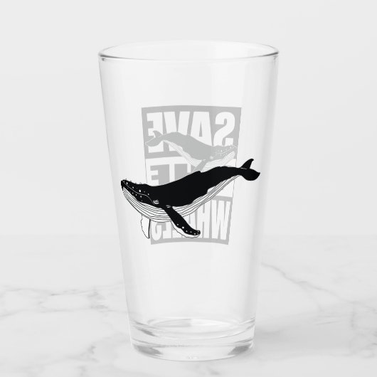 Sparen de walvissen glas (Voorkant)