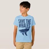 Sparen de Walvissen (Kinder) T-shirt (Voorkant volledig)