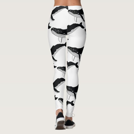 Sparen de walvissen leggings (Achterkant)