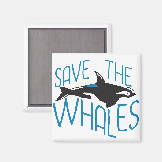 Sparen de Walvissen Magneet (Voorkant / Achterkant)