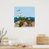 Sparen de Walvissen Poster (Keuken)