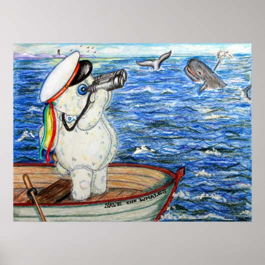 Sparen de Walvissen Poster (Voorkant)