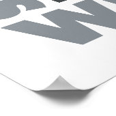 Sparen de Walvissen Poster (Hoek)