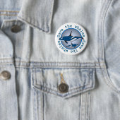 Sparen de Walvissen Ronde Button 5,7 Cm (In situ)