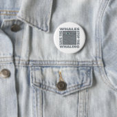 Sparen de Walvissen Ronde Button 5,7 Cm (In situ)