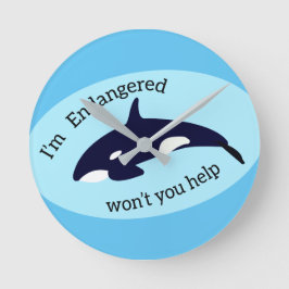 Sparen de Walvissen Ronde Klok