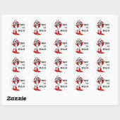 Sparen de Walvissen Ronde Sticker (Vel)
