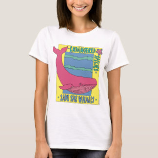 Sparen de walvissen t-shirt