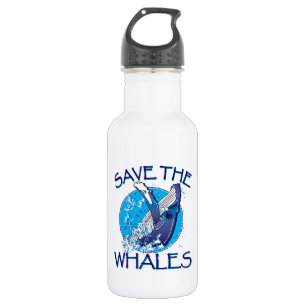 Sparen de Walvissen Waterfles