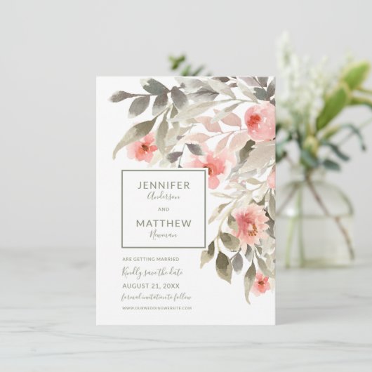 Sparen de Waterverf van de Datum het Onduidelijke  Kaart (Staand voorkant)