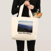 Sparen de Wereldzak Grote Tote Bag (Voorkant (product))