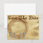 Sparen de Westerne uitnodiging van de Weddenschap  (Voorkant / Achterkant)