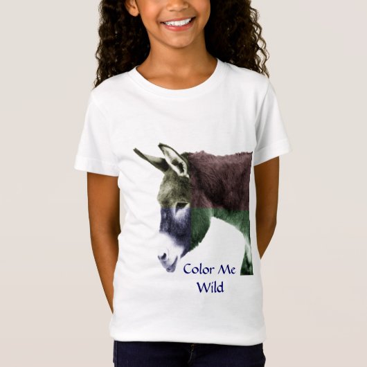 Sparen de Wilde Donkey van Burros Western T-shirt (Voorkant)