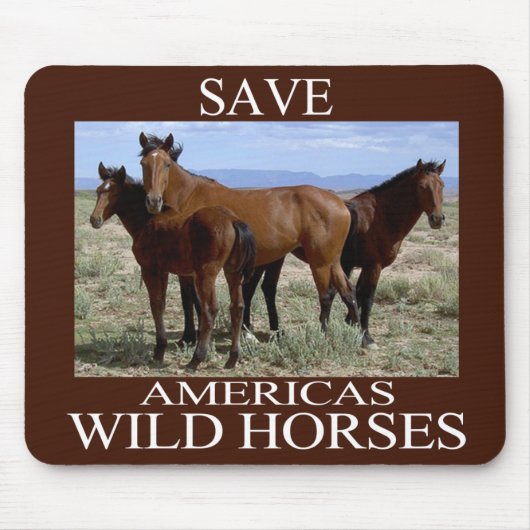 Sparen de Wilde Paarden Muismat (Voorkant)