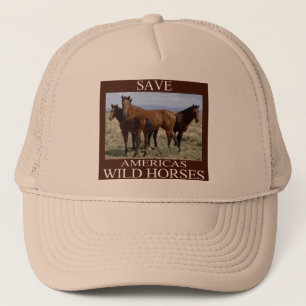 Sparen de Wilde Paarden Trucker Pet