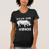 Sparen de Winos met Rhinoceros T-shirt (Voorkant)