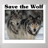 Sparen de Wolf Poster (Voorkant)