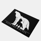Sparen de Wolven Deurmat (Schuin)
