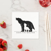 Sparen de Wolven Servet (Insitu)