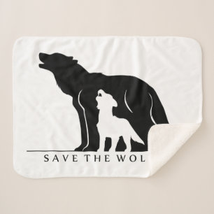 Sparen de Wolven Sherpa Deken