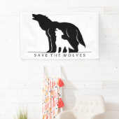 Sparen de Wolven Spandoek (Insitu)