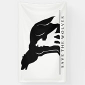 Sparen de Wolven Spandoek (Verticaal)