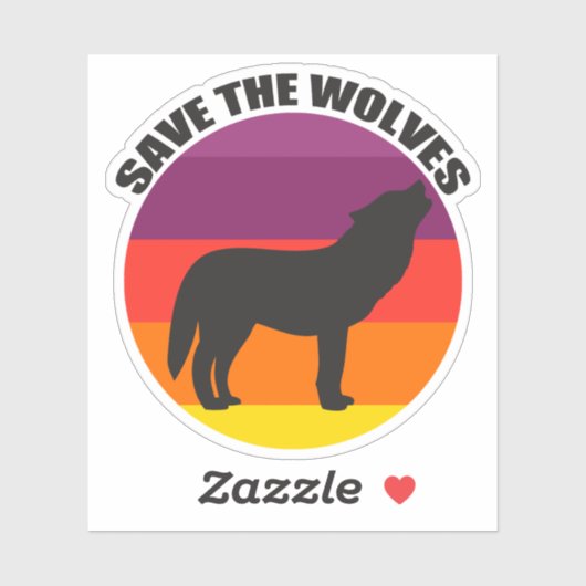 Sparen de Wolven Sticker (Vel)