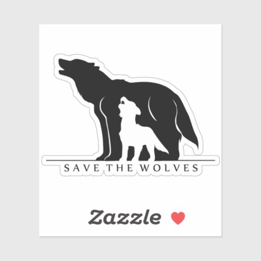 Sparen de Wolven Sticker (Vel)
