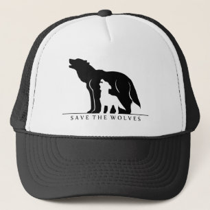 Sparen de Wolven (witte ver.) Trucker Pet