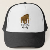 "Sparen de Wooly" Wooly Mammoth Trucker Pet (Voorkant)