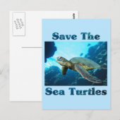 Sparen de Zee Draaien Briefkaart (Voorkant / Achterkant)
