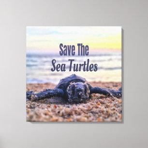 Sparen de Zee Draaien Canvas Afdruk