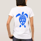 Sparen de zee schildpad t-shirt (Achterkant)