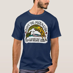Sparen de zeemeermin 1 t-shirt