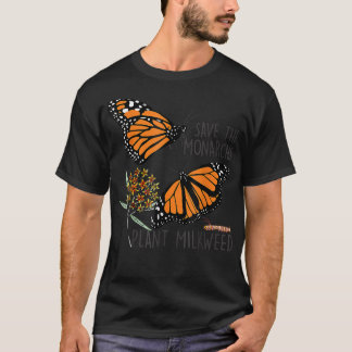 Sparen deze monarches Plant Somes Milroed Butterfl T-shirt
