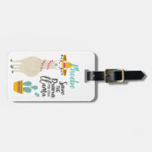 Sparen Drama voor Uw Llama Bagagelabel (Voorkant horizontaal)