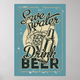  sparen Drink Beer ManCave Poster