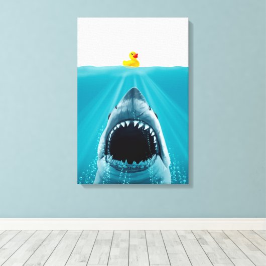 Sparen Ducky Canvas Afdruk (Insitu (Houten vloer))
