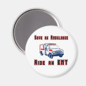 Sparen een Ambulance Magneet (Voorkant / Achterkant)