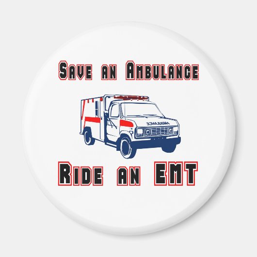 Sparen een Ambulance Magneet (Voorkant)
