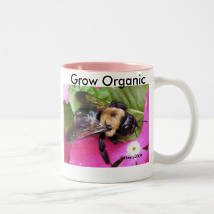 Sparen een Bee, sparen de Planet! Tweekleurige Koffiemok