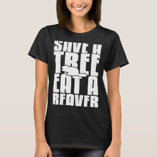 Sparen een Boom eet een Beaver Hunter Beaver T-shirt