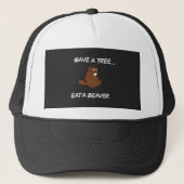 Sparen een boom, eet een Beaver Trucker Pet (Voorkant)