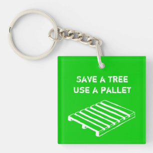 Sparen een Boom, gebruik een sleutelhanger van de
