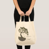 Sparen een Boom! Tree Art Shopping Bag Tote Bag (Voorkant (product))