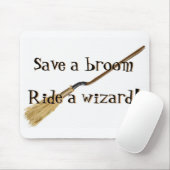 Sparen een Broom Mousepad Muismat (Met muis)