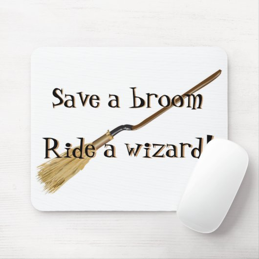 Sparen een Broom Mousepad Muismat (Met muis)