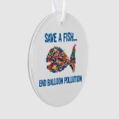 SPAREN een     FISHAkristallijn siermiddel, Cirkel Ornament (voorkant)