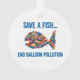 SPAREN een     FISHAkristallijn siermiddel, Cirkel Ornament